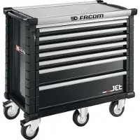 Facom Jet Gereedschapswagen 7 Laden M5 Zwart - JET.7NM5A - JET.7NM5A