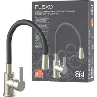 Eisl FLEXO mengkraan keuken | roestvrij staal-look-zwart - NI186FLNIB