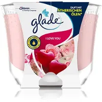 Glade Geurkaars 'I Love You' - Roze, 224g, Bloemig