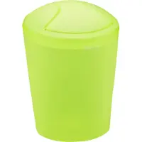 Spirella Move Prullenbak Badkamer – Kantelbak met Modern Design – Prullenbak met Deksel voor Badkamer, Keuken of Kantoor