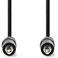 Nedis Stereo-Audiokabel | 3,5 mm Male - 3,5 mm Male | 0,5 m | Zwart Nedis