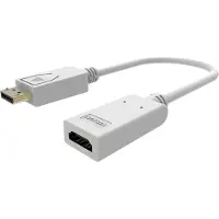 Vision TC-DPHDMI4K video kabel adapter HDMI Type A (Standaard) DisplayPort Wit