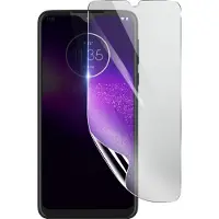 3MK , Geschikt voor Motorola One Macro, Schokbestendige Hydrogel Screenprotector, Transparant