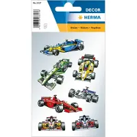 Herma Stickers race-auto's - 20 stuks
