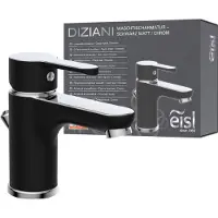 Eisl DIZIANI Badkraan - Mengkraan - Mat Zwart-Chroom