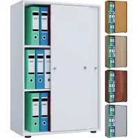 VCM Kantoorkast Lona (Schuifdeuren, beuken, XL)