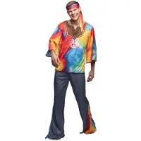 Boland - Kostuum Hippie Marley (58/60) - Volwassenen - Hippie - Hippie - Flower Power - 60s - 70s