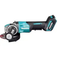 Makita GA 047 GD201 Accu haakse slijper 40 V max. 125 mm X-LOCK Brushless + 2x accu 2,5 Ah + lader