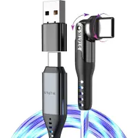 Statik PowerPivot Glowing LED USB-C Naar USB-C Kabel 100 Cm