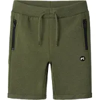 Name it Broek 'NKMVimo' donkergroen / zwart / wit