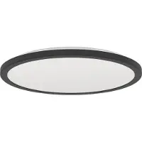 Eglo Badkamer lamp met remote Rovito-R rond - zwart - Ø 38,9cm