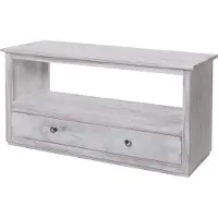 Mendler Salontafel Woonkamertafel Bijzettafel, shabby look, vintage ~ wit