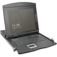 Digitus DS-72221-1US KVM-console 1 poort VGA Muis, Toetsenbord 1920 x 1080 Pixel