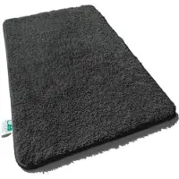 Casa Pura Badmat SKY - Badmat in Vierkant & Rond - Antisliprug - Zwart - Rond - 120 cm