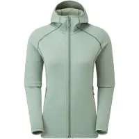 Montane F Fury Hoodie, fleecetrui, dames, groen