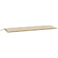 vidaXL Tuinbankkussen 180x50x7 cm oxford stof beige