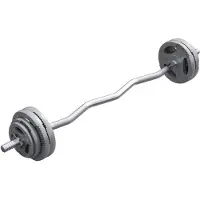 Gorilla Sports EZ Curlset 35 kg Gripper Gietijzer