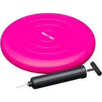 Gorilla Sports Balanskussen incl. pomp Roze