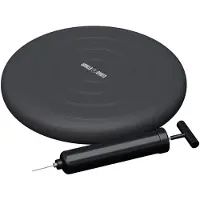 Gorilla Sports Balanskussen incl. pomp Grijs