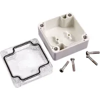 Hammond Electronics 1554G2GYCL Universele behuizing 120 x 90 x 80 ABS Grijs-wit (RAL 7035) 1 stuk(s)