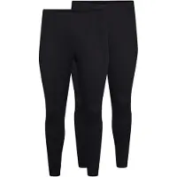 Zizzi Leggings 'Flea' zwart