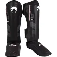 Venum Tactical XT Kickboks Scheenbeschermers Zwart Vuurrood - XL