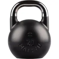 Matchu Sports Competition Kettlebell 20 kg Staal - Zwart - 28cm - Ø 21cm - Staal