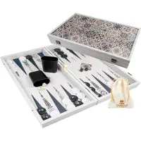 Philos Backgammon Lefkada groot (Frans, Italiaans, Engels, Duits)