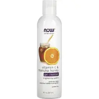 Now Solutions Vitamine C en Manuka Honey Gel Cleanser Brightening System bevorderen een gezond ogende huid 8-Ounce