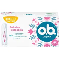 O.B 1+1 Gratis: Original Normal 32 Stuks