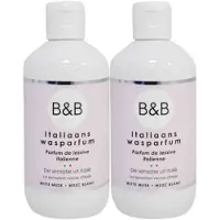 B&b Italiaans Wasparfum 2x Witte Musk 250 ml