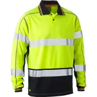 Bisley 276510 BRAIDON HI VIS LANGARM POLO