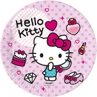 Procos Hello Kitty Borden - 8 Stuks - 23 cm