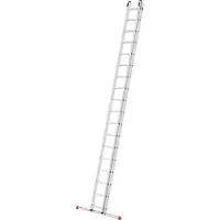 Hailo aluminium uitschuifbare ladder S80 ProfiStep Duo, 2 x 18 sporten
