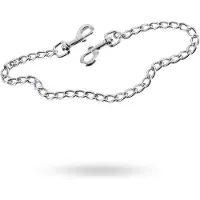 Zado - dubbele metalen karabijnhaak met ketting - 50cm