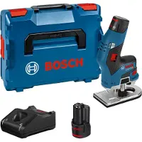 Bosch Professional - Accu kantenfreesmachine GKF 12V-8 2x 3,0 Ah + lader GAL 1230 CV