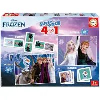 Educa Borras EDUCA - puzzel + educatief spel - Superpack 4 in 1 Frozen