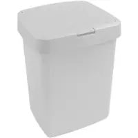 Sunware - Delta prullenbak klep 10L wit - 25,1 x 21,7 x 32,6 cm