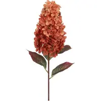 Countryfield Kunstbloem paniculata hydrangea oranje oranje Kunststof Kunstbloem