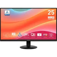 MSI Pro MP252L computer monitor 62,2 cm (24.5") 1920 x 1080 Pixels Full HD LED Zwart