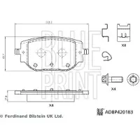 Blue Print ADBP420183 Remblokken