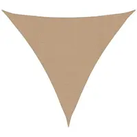 vidaXL Zonnezeil 160 g/m² 5x5x5 m HDPE taupe