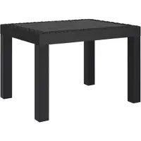 vidaXL Tuintafel 59x47x40 cm PP antracietkleurig