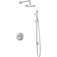 Hotbath Cobber IBS20ACR inbouwdouche met 3s handdouche en glijstang chroom