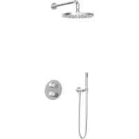 Hotbath Cobber IBS20ACR inbouwdouche met 30cm hoofddouche chroom