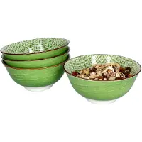 Ritzenhoff & Breker Set van 4 granen kommen 15.5cm Lime Sao - Ritzenhoff 744859