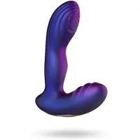 Hueman Galaxy - pulserende anaal vibrator (paars)