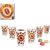 Ritzenhoff & Breker Set van 6 Latte Macciato 310ml Cremona Orange 12.9 cm - Ritzenhoff 0806137