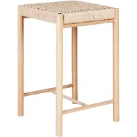 House Nordic Barkruk Abano | hout naturel 42x42x66.5 cm barkrukken | NADUVI