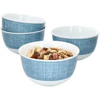 Ritzenhoff & Breker Set van 4 kommen diepblauw Brazilië 14cm - 409253